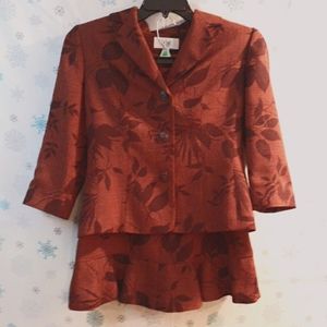 Women's LeSuit Pettie 2 Piece Jacket&Skirt Set 6P